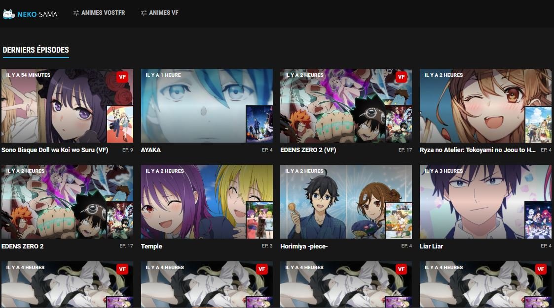 Mavanime  Univers Animes et Manga en Streaming VOSTFR et VF