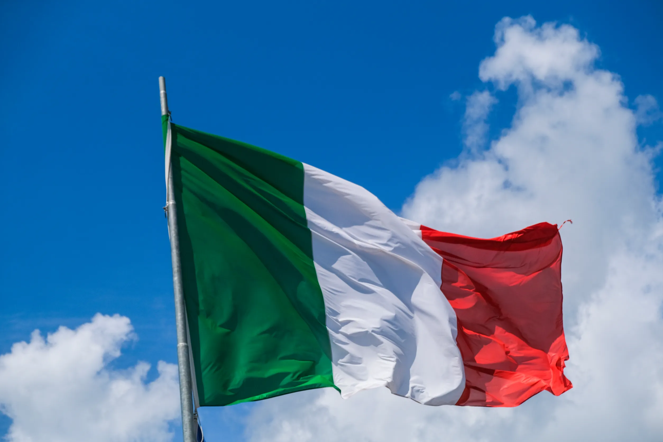 drapeau italien trois couleurs