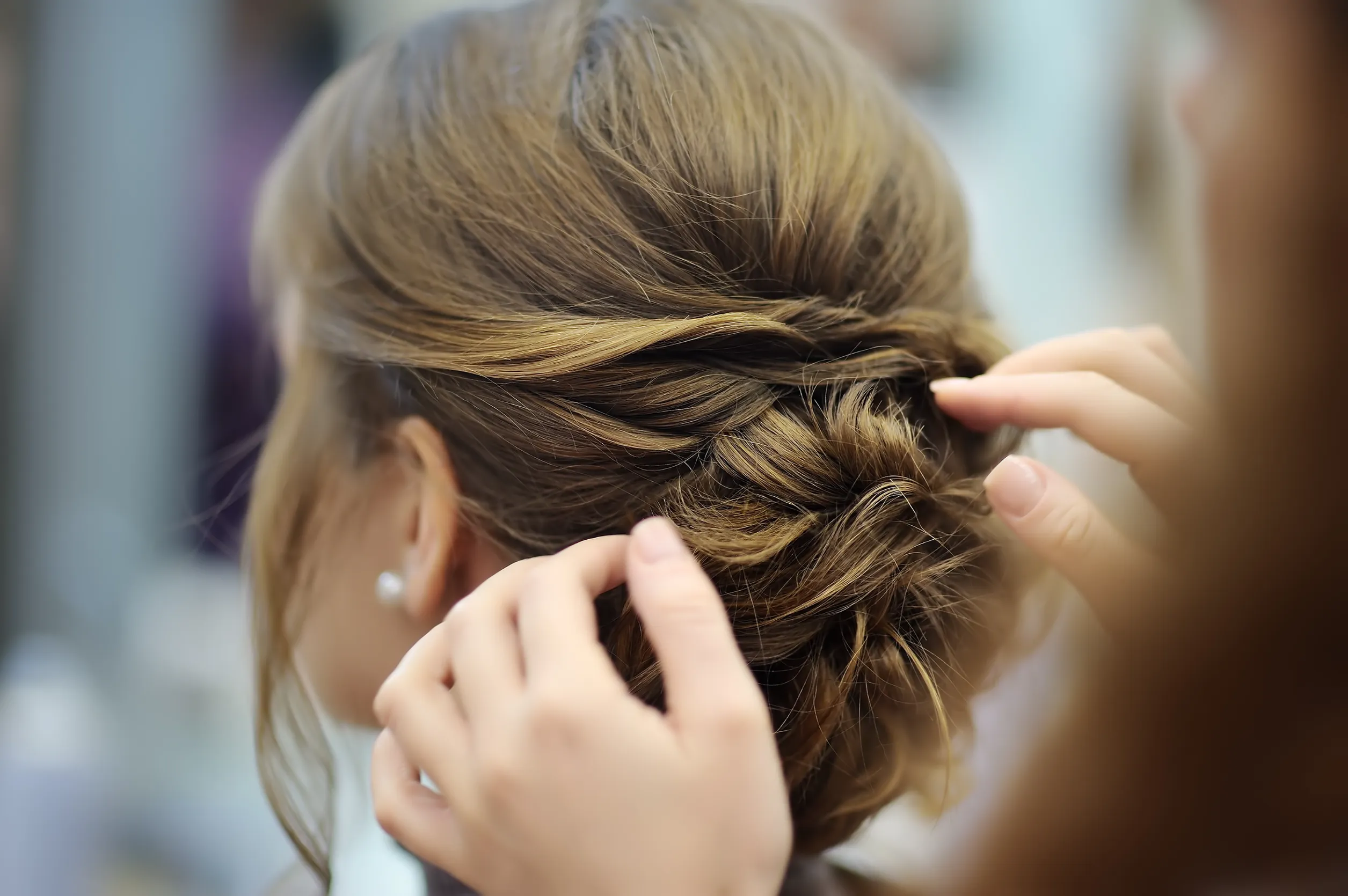 chignon mariage glamour