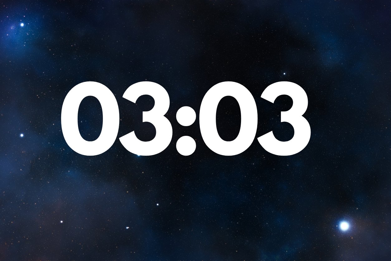 03 h 03