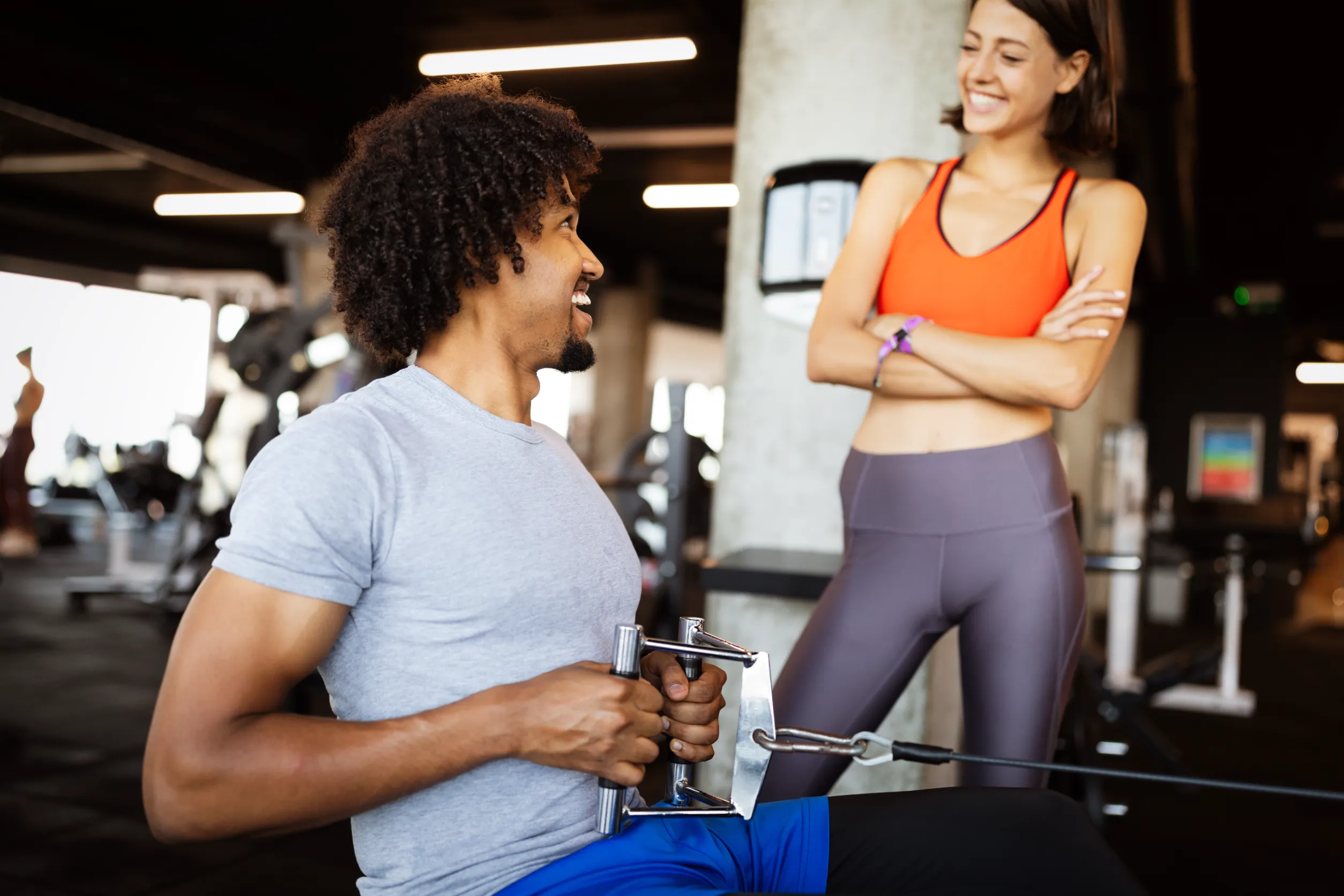 lieux de drague : salle de gym