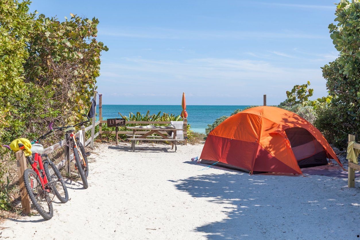 camping en bord de mer