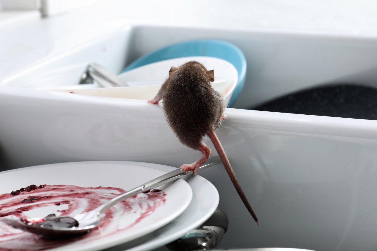 rat à la cuisine