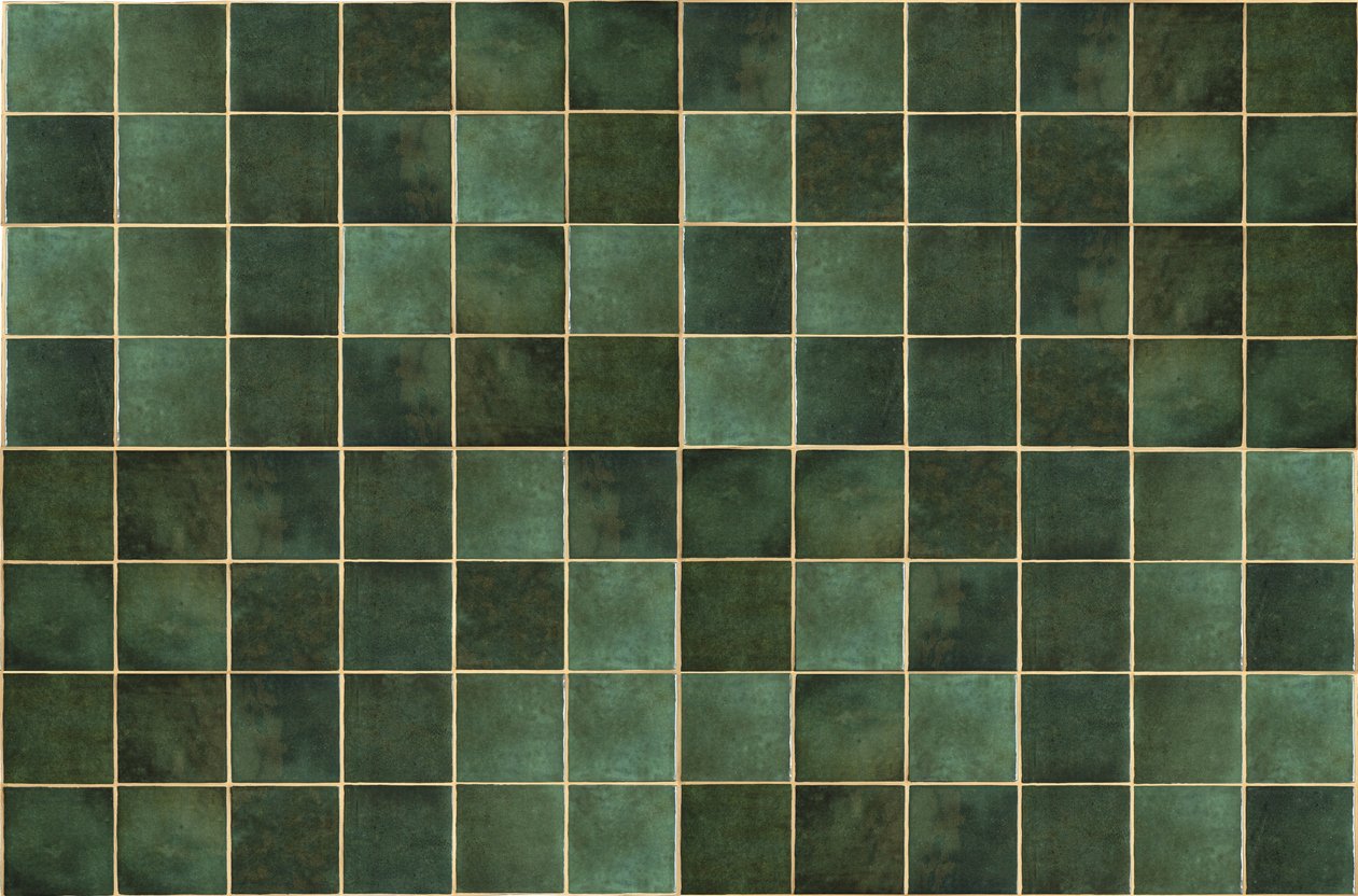 carrelage effet pierre verte piscine