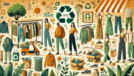 La mode circulaire en 2025 - illustration