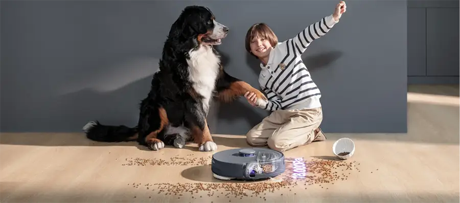 robot pour poils de chiens
