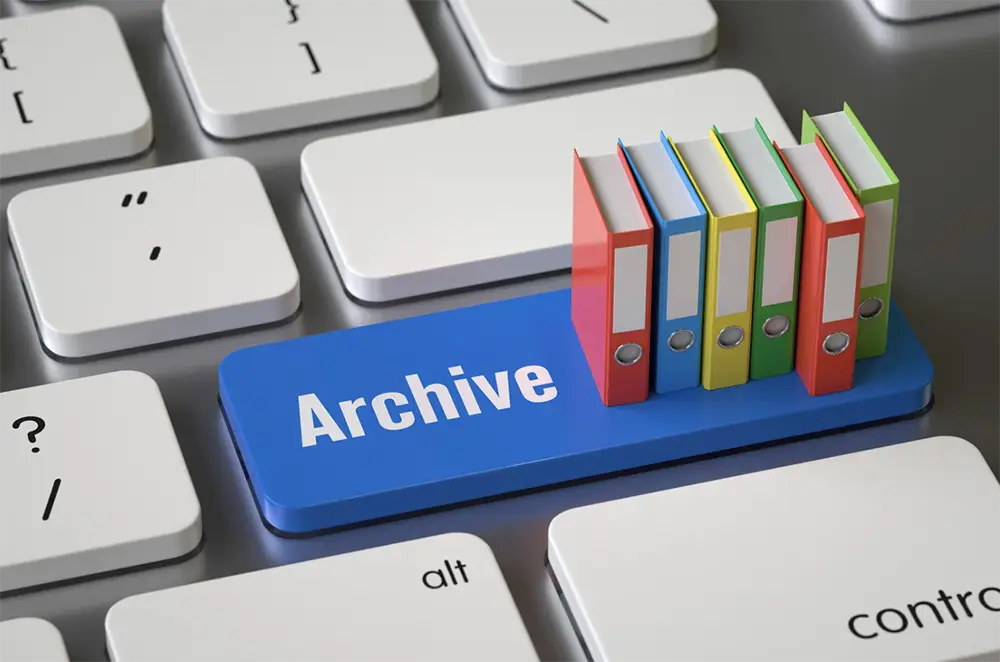 service destruction d'archives