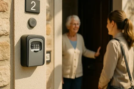 La boîte à clés sécurisée : une solution simple et rassurante pour la vie à domicile des seniors boite à clés pour les sénior