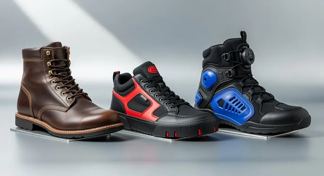 chaussures et bottes de moto