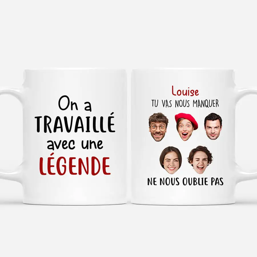 Mug personnalisé collègue