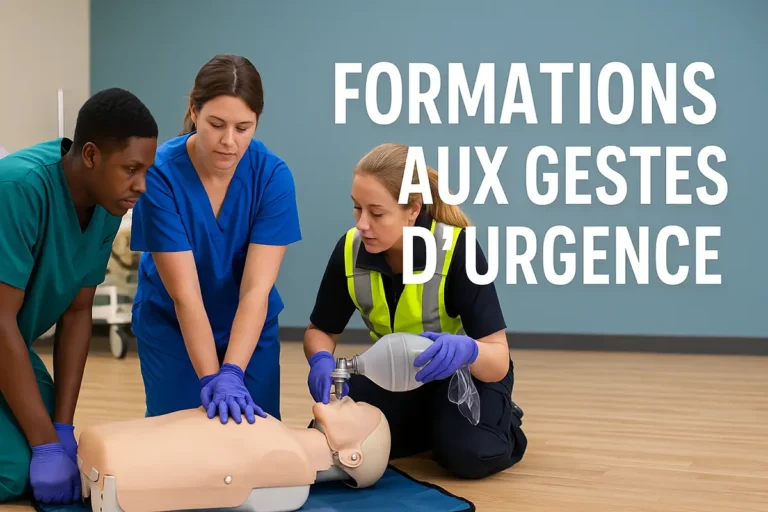 formations aux gestes d'urgence