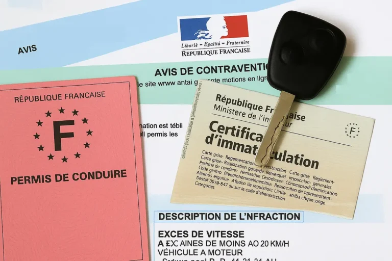 Permis à points : comprendre le fonctionnement et comment récupérer des points ? permis à point et avis de contravention