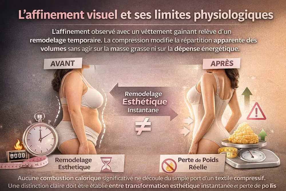 infographie / illustration avant-après du remodelage esthétique et les limites psychologiques