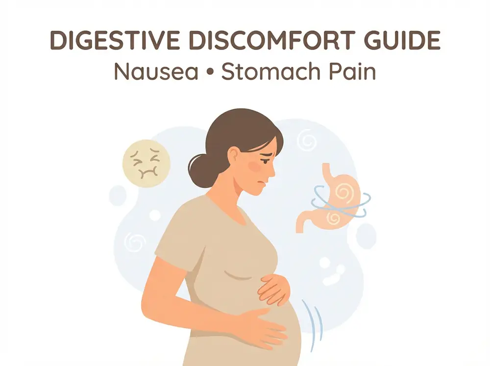 Femme souffrant de naus&eacute;es, effet secondaire fr&eacute;quent de l'Ozempic