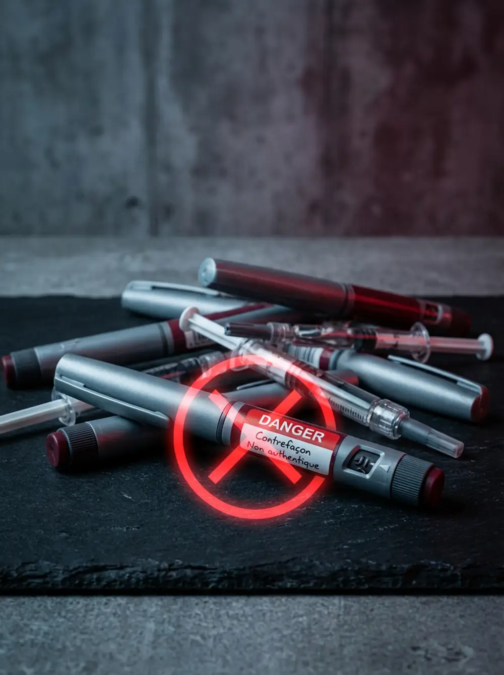 Stylos Ozempic falsifi&eacute;s dangereux vendus hors circuit l&eacute;gal