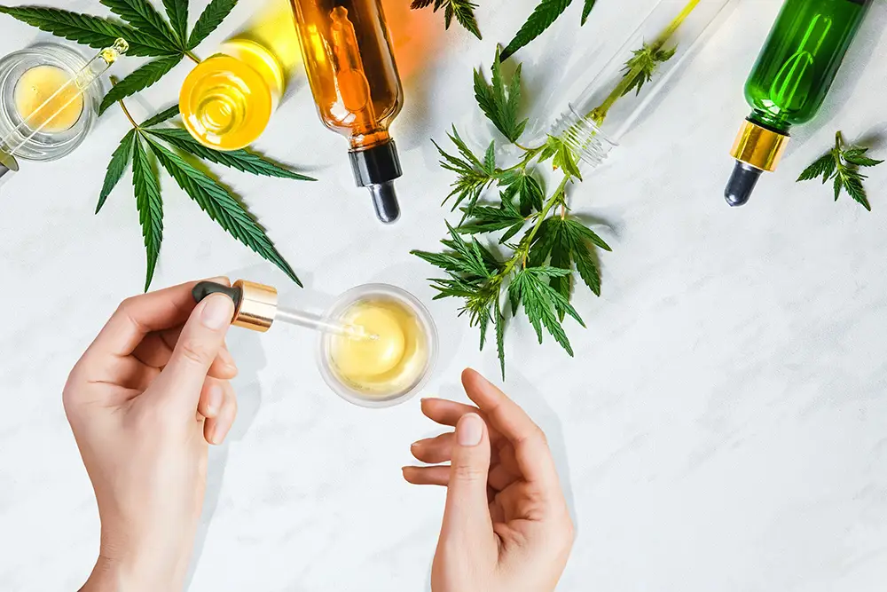 CBD huile routine beauté